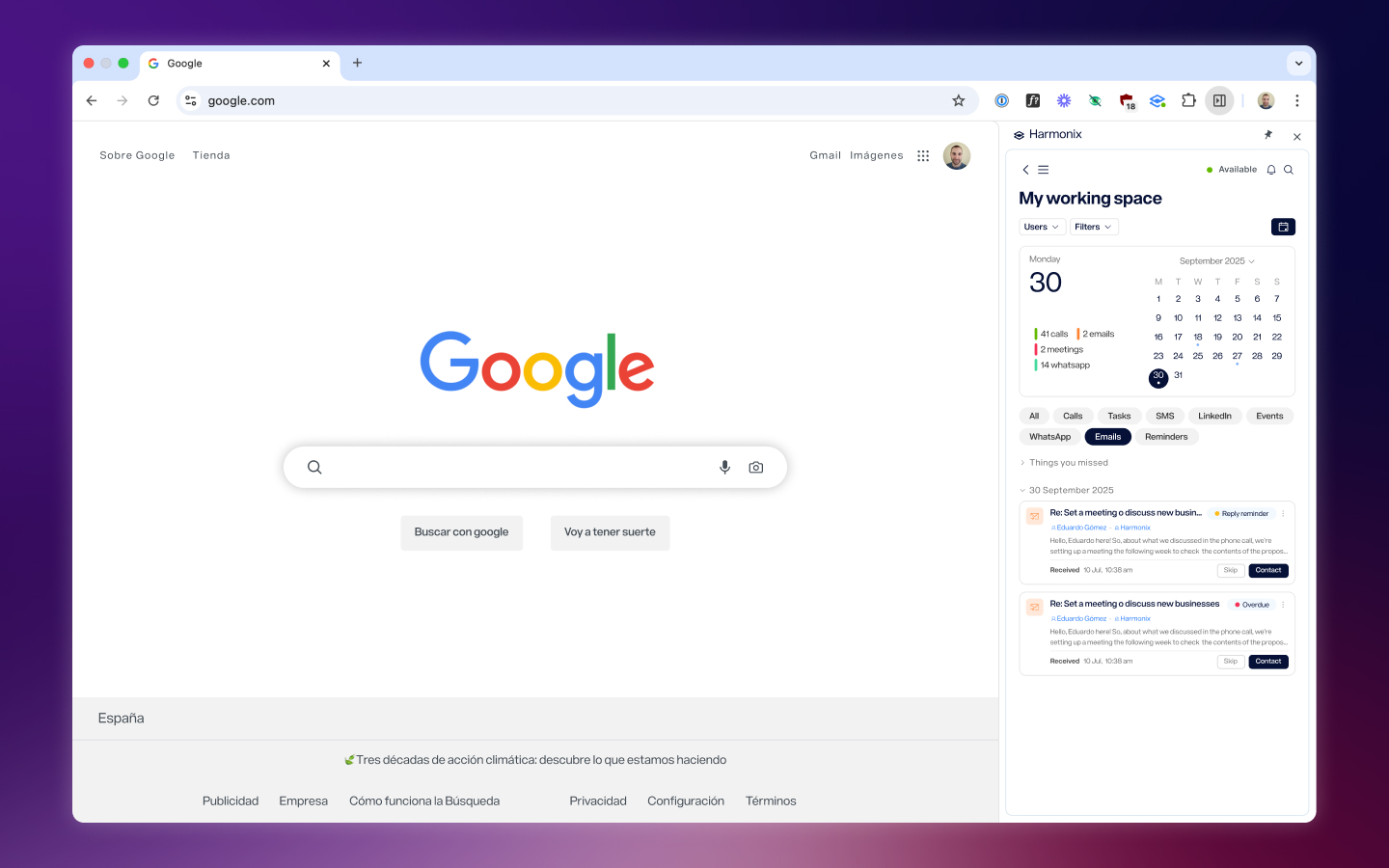 Organized work that's unified in a single inbox